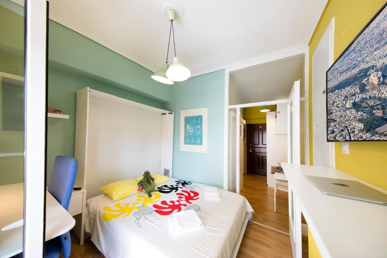 Startupper'S Pad In Real Athenian Neighbourhood Apartment Luaran gambar